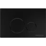 Комплект унитаза с инсталляцией Ceramicanova Metropol CN4002MB_1001B_1000 с сиденьем Микролифт и Черной матовой клавишей смыва