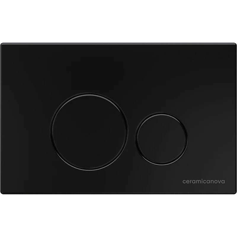 Комплект унитаза с инсталляцией Ceramicanova Metropol CN4002MB_1001B_1000 с сиденьем Микролифт и Черной матовой клавишей смыва