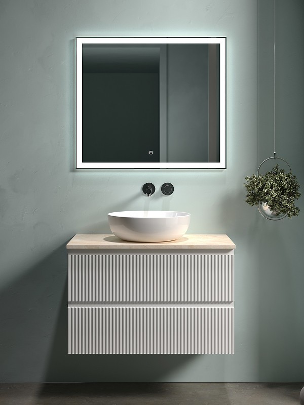 Тумба под раковину Sancos Snob R 80 SNR80W подвесная Bianco