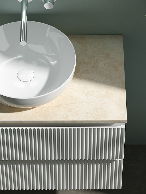 Тумба под раковину Sancos Snob R 80 SNR80W подвесная Bianco