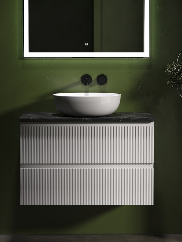 Тумба под раковину Sancos Snob R 80 SNR80W подвесная Bianco