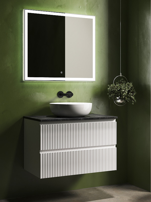 Тумба под раковину Sancos Snob R 80 SNR80W подвесная Bianco