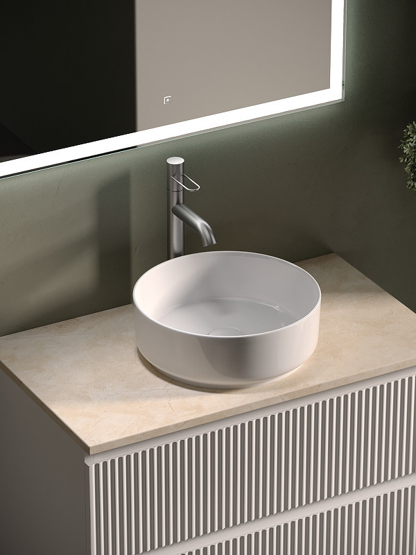 Тумба под раковину Sancos Snob R 80 SNR80W подвесная Bianco