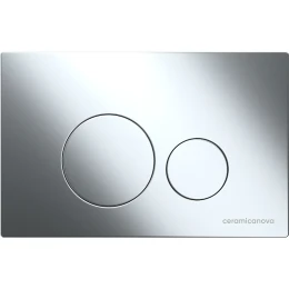 Комплект унитаза с инсталляцией Ceramicanova Metropol CN4002MB_1001CH_1000 с сиденьем Микролифт и клавишей смыва Хром