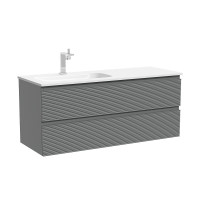 Тумба под раковину Sancos Folk 119,5 FL120LES подвесная цвет Ergraut soft