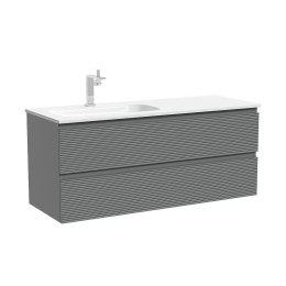 Тумба под раковину Sancos Folk 119,5 FL120LES подвесная цвет Ergraut soft