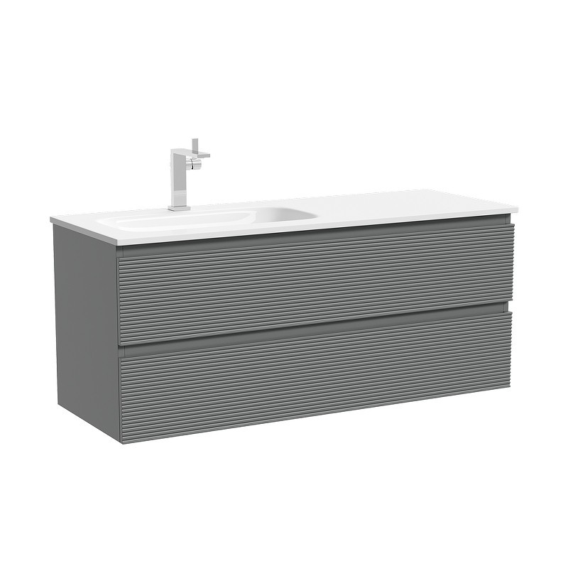 Тумба под раковину Sancos Folk 119,5 FL120LES подвесная цвет Ergraut soft