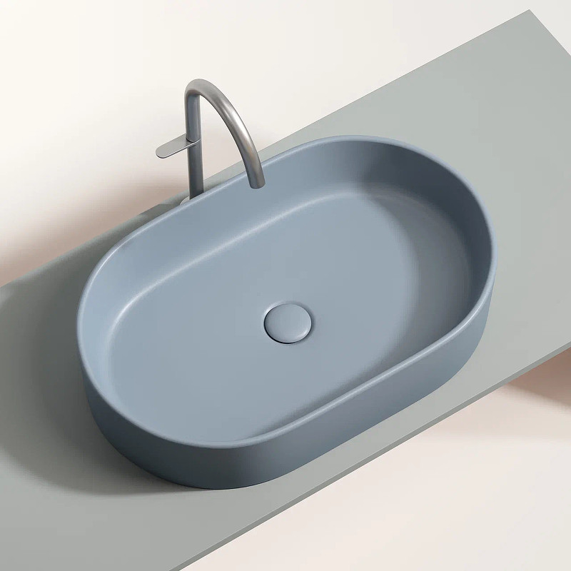 Раковина-чаша Ceramicanova Element 61 CN6048MHL Серо-голубая матовая