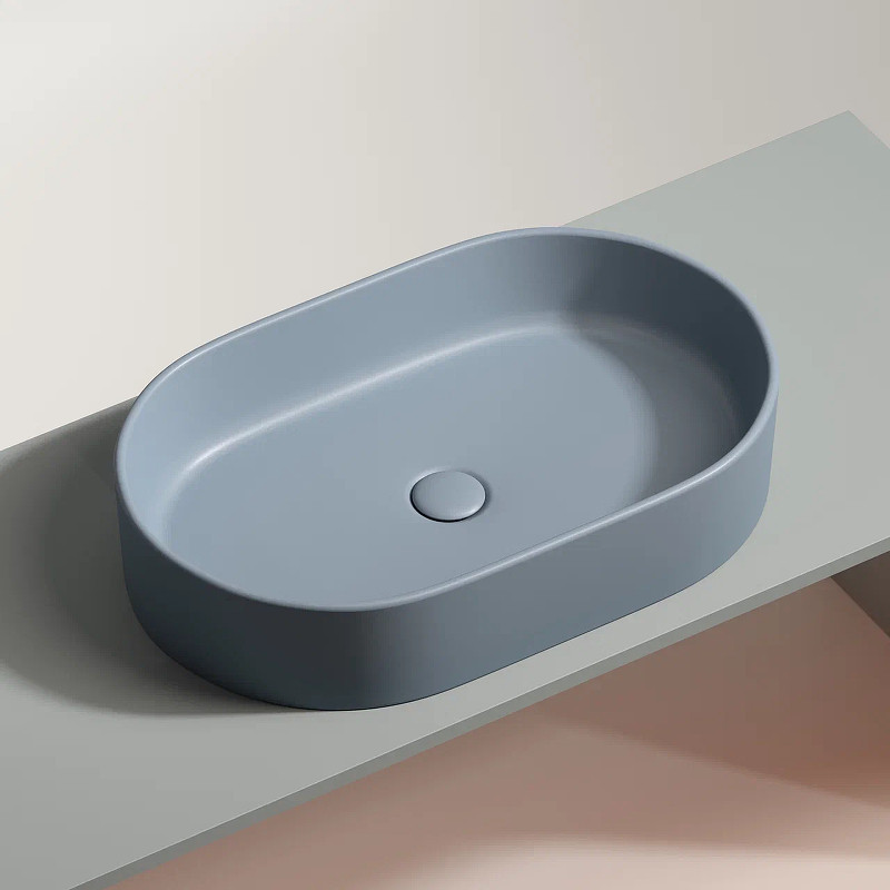 Раковина-чаша Ceramicanova Element 61 CN6048MHL Серо-голубая матовая