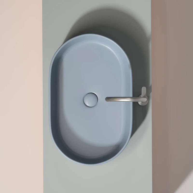 Раковина-чаша Ceramicanova Element 61 CN6048MHL Серо-голубая матовая