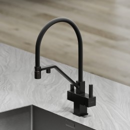 Смеситель для кухни Sancos Loro SC4007MB черный матовый