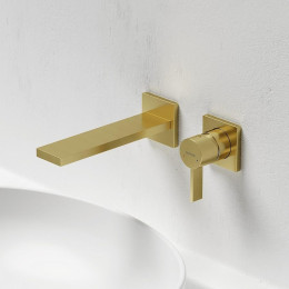 Смеситель для раковины Sancos Linn SC9021BG Золото брашированное