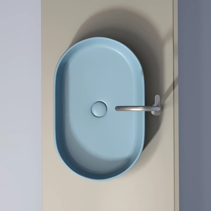 Раковина-чаша Ceramicanova Element 61 CN6048ML Голубая матовая