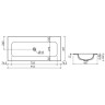 Раковина Ceramicanova Grace 90 CN7019MBwx Черная матовая