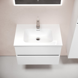 Тумба под раковину Sancos Urban 70 UR70W подвесная Белый глянец
