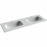 Раковина Ceramicanova Grace 140 CN7022 двойная Белая