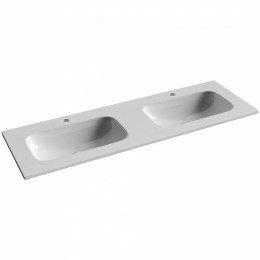 Раковина Ceramicanova Grace 140 CN7022 двойная Белая