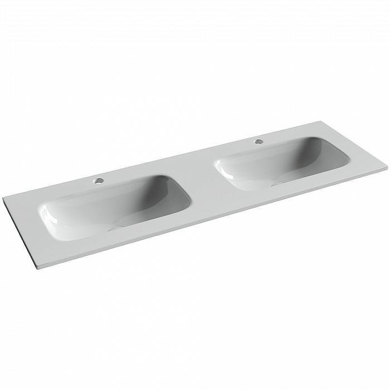 Раковина Ceramicanova Grace 140 CN7022 двойная Белая