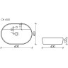 Раковина Ceramicanova Element 60 CN6035 Белая