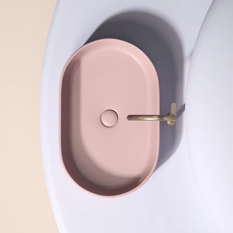 Раковина-чаша Ceramicanova Element 61 CN6048MP Розовая матовая