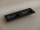 Раковина Ceramicanova Grace 140 CN7022MBwx двойная Черная матовая