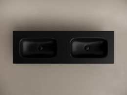 Раковина Ceramicanova Grace 140 CN7022MBwx двойная Черная матовая