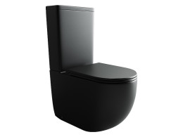 Унитаз-компакт Ceramicanova Metropol CN4001-BMB цвет Черный матовый без бачка с сиденьем Микролифт