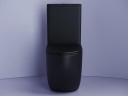 Унитаз-компакт Ceramicanova Metropol CN4001-BMB цвет Черный матовый без бачка с сиденьем Микролифт