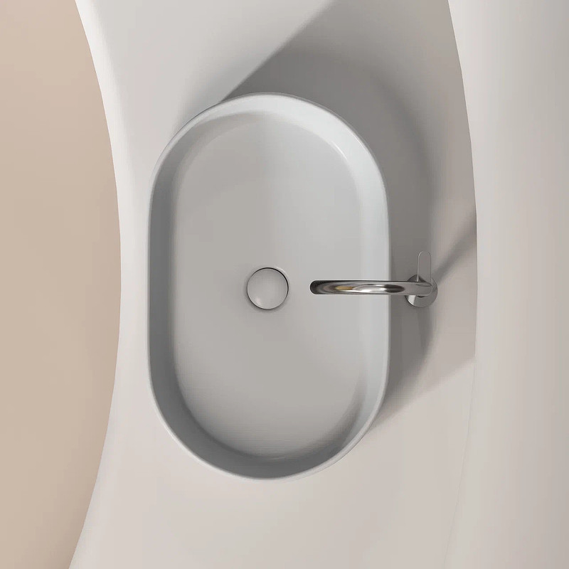 Раковина-чаша Ceramicanova Element 61 CN6048MSG Серая матовая