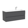 Тумба под раковину Sancos Folk 119,5 FL120RGS подвесная цвет Grey soft