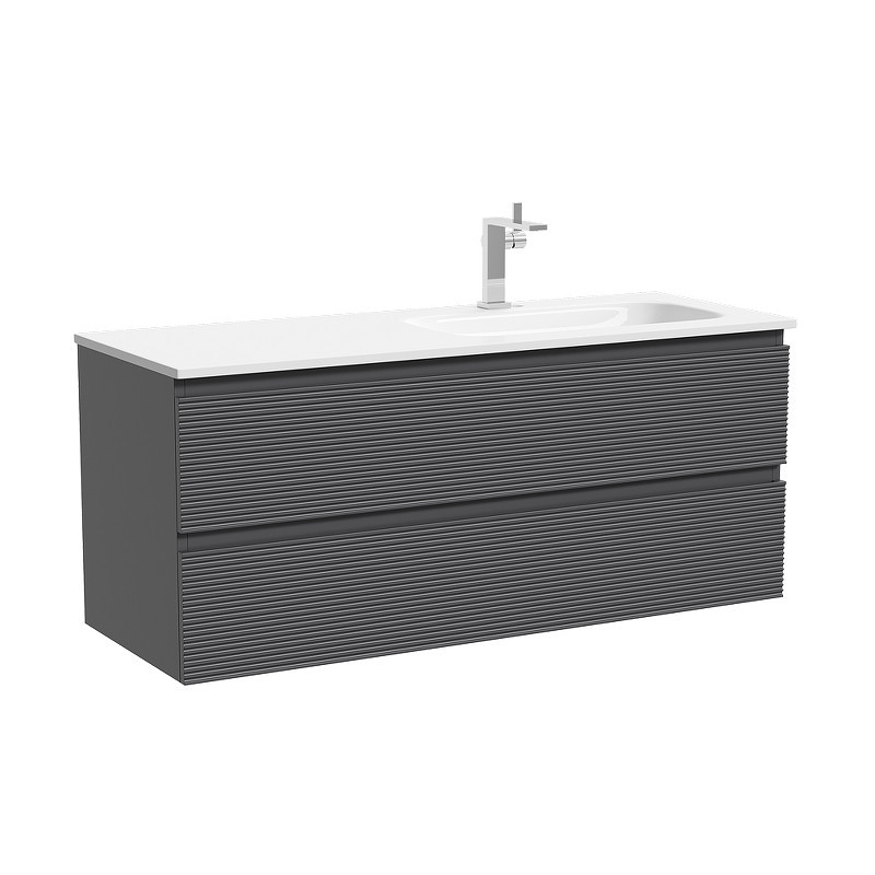 Тумба под раковину Sancos Folk 119,5 FL120RGS подвесная цвет Grey soft