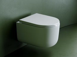 Унитаз Ceramicanova Ulma CN4006T подвесной Белый с сиденьем Микролифт
