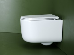 Унитаз Ceramicanova Ulma CN4006T подвесной Белый с сиденьем Микролифт