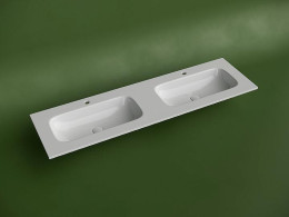 Раковина Ceramicanova Grace 160 CN7023 двойная Белая