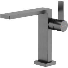 Смеситель для раковины Sancos Linn SC9019GG Вороненая сталь