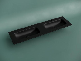 Раковина Ceramicanova Grace 160 CN7023MB двойная Черная матовая