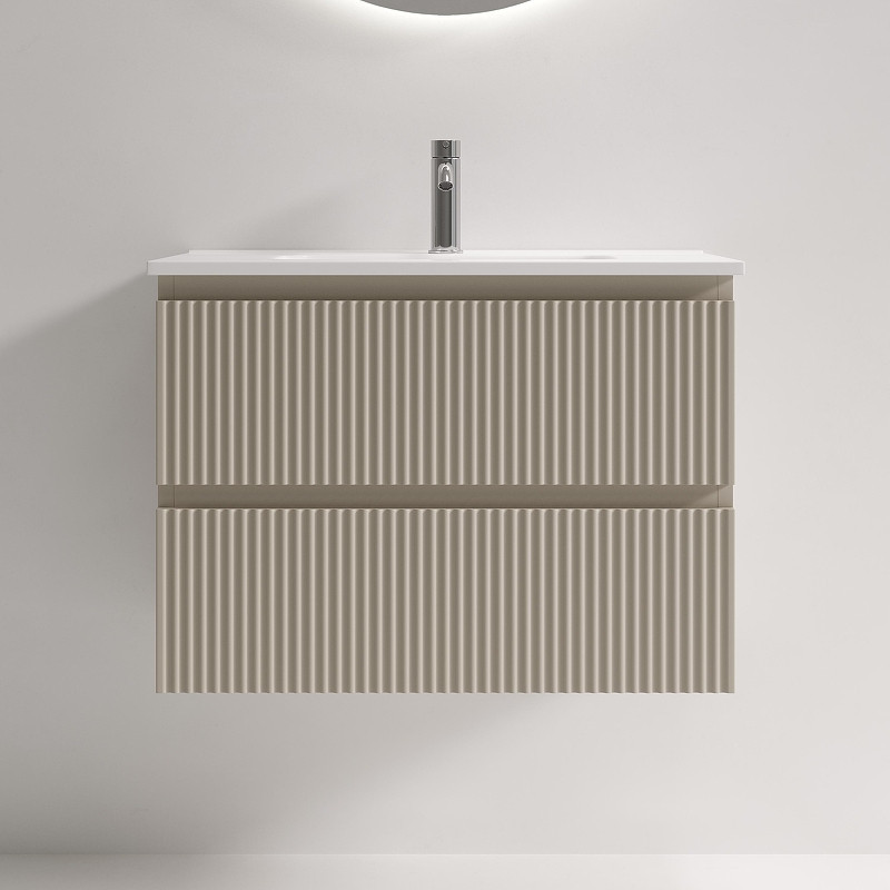 Тумба под раковину Sancos Snob R 70 SNR70/39CE подвесная цвет Beige Soft