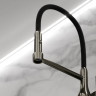 Смеситель для кухни Sancos Pride SC4011GG Вороненая сталь Черный