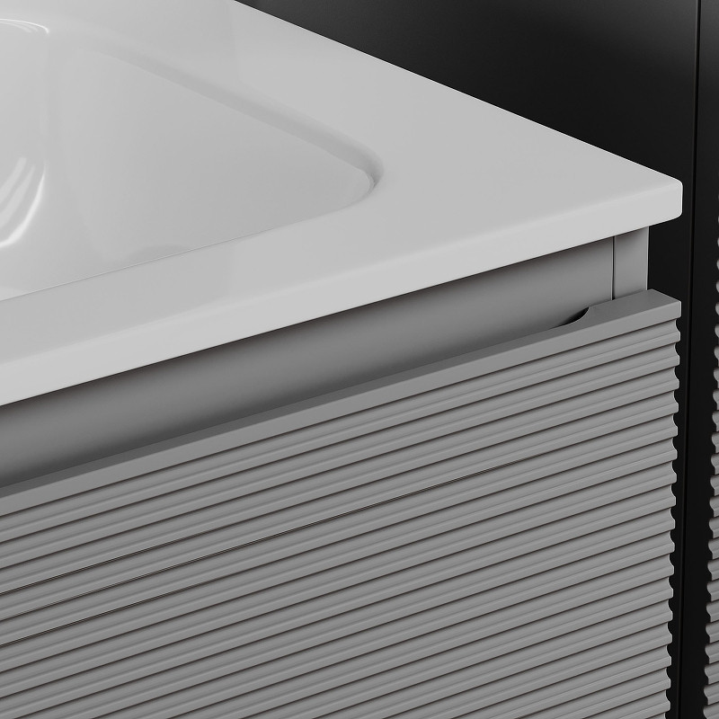 Тумба под раковину Sancos Folk 60 FL60ES подвесная Ergraut soft
