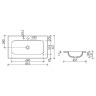 Раковина Ceramicanova Grace 80 CN7012MB Черная матовая