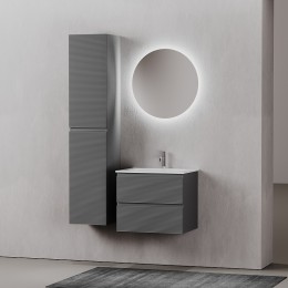 Тумба под раковину Sancos Folk 60 FL60GS подвесная Grey soft