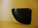 Унитаз Ceramicanova Vogue CN4008TMB подвесной Черный матовый с сиденьем Микролифт
