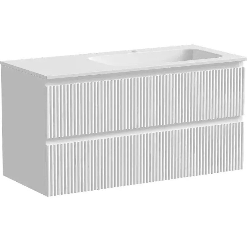 Тумба под раковину Sancos Snob R 100 R SNR100RW подвесная Bianco