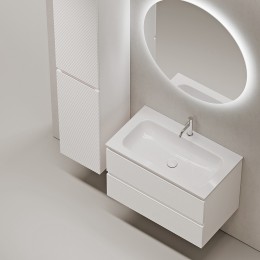 Тумба под раковину Sancos Folk 80 FL80W подвесная Bianco