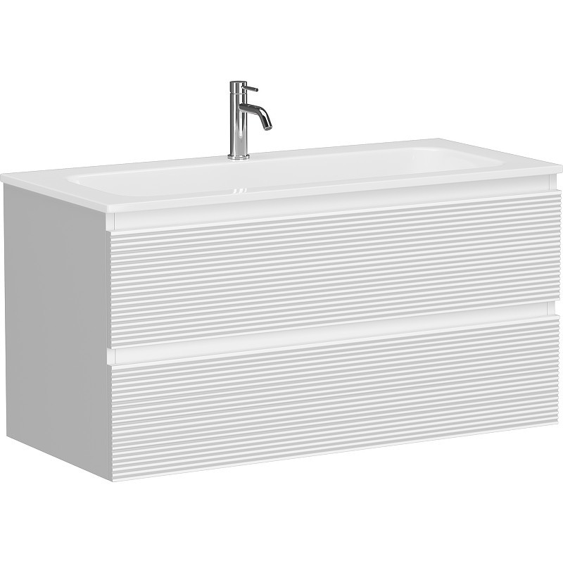 Тумба под раковину Sancos Folk 100 FL100W подвесная Bianco