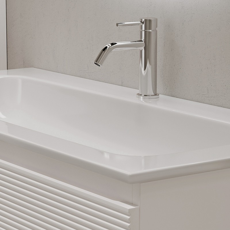 Тумба под раковину Sancos Folk 100 FL100W подвесная Bianco