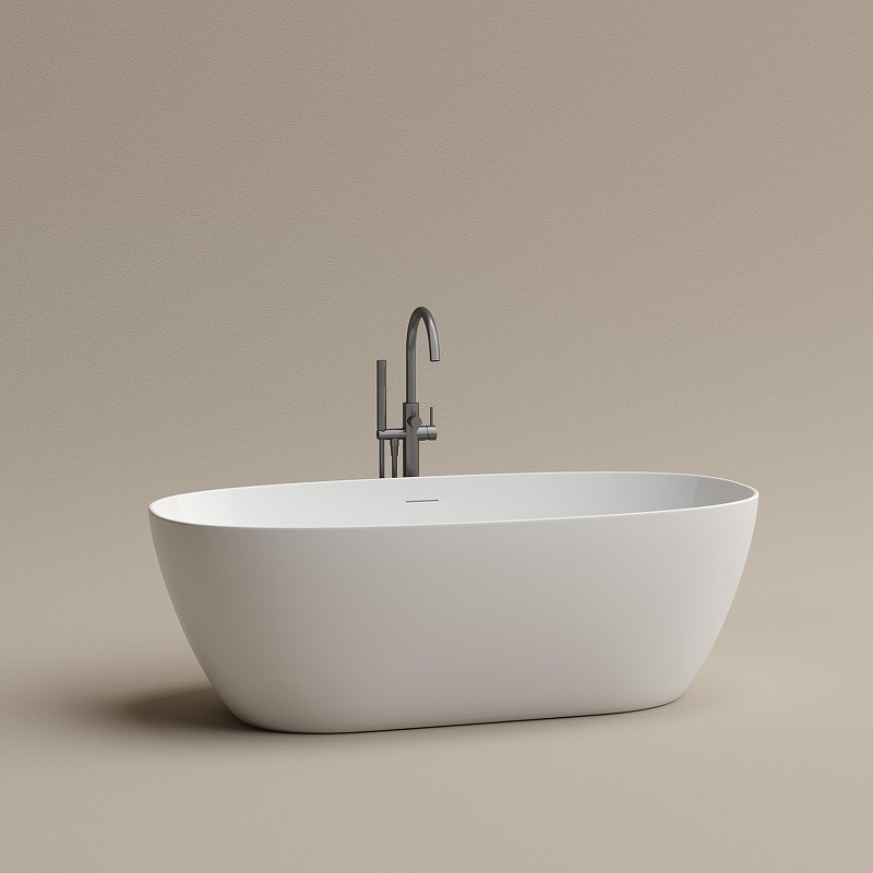 Акриловая ванна Sancos Oval 170x80 FB21 цвет Белый
