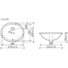 Раковина Ceramicanova Element 50 CN6042 Белая