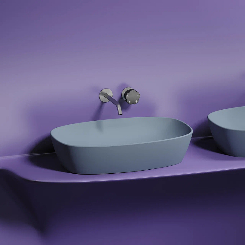 Раковина-чаша Ceramicanova Element 60 CN6049MHL Серо-голубая матовая
