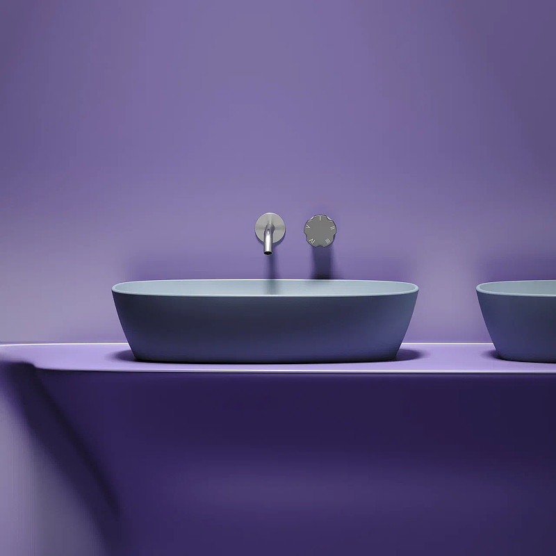 Раковина-чаша Ceramicanova Element 60 CN6049MHL Серо-голубая матовая